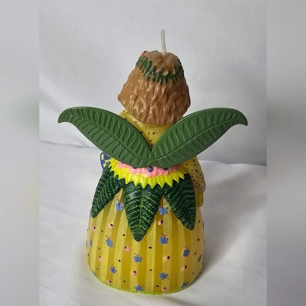 ​Debbie Mumm Botanical Garden Fairy Candle 2002 Boston Warehouse Figural New Tag